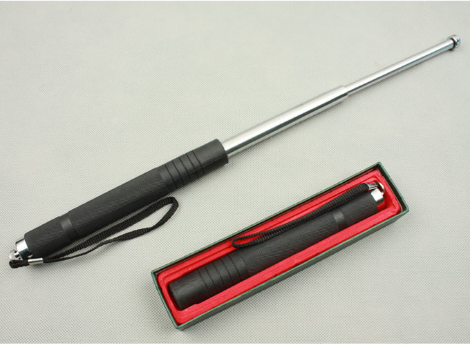 響尾蛇伸縮甩棍銀色版